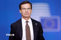 Thủ tướng Thụy Điển Ulf Kristersson. (Ảnh: AFP/TTXVN)