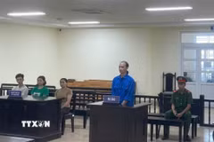 Bị cáo Vũ tại tòa. (Ảnh: TTXVN phát)