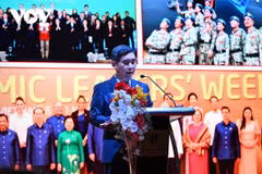 Đại sứ Phạm Việt Hùng phát biểu tại Lễ kỷ niệm 80 năm Quốc khánh nước Cộng hòa xã hội chủ nghĩa Việt Nam. (Nguồn: VOV)