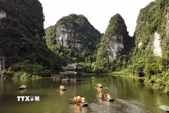 Khu du lịch Tràng An. (Ảnh: Vũ Sinh/TTXVN)