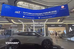 Công tác tuyên truyền về sự kiện AEF 2026 được đẩy mạnh. (Ảnh: PV/Vietnam+)