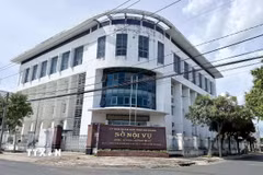 Trụ sở Sở Nội vụ An Giang trên đường Trần Quang Diệu, phường Long Xuyên ngừng hoạt động sau sáp nhập. (Ảnh: Thanh Sang/TTXVN)