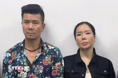 Vợ chồng Lê Văn Đông và Nguyễn Thị Mai Anh cầm đầu đường dây “chạy giám định” tại Viện Pháp y tâm thần Trung ương. (Ảnh: TTXVN phát)