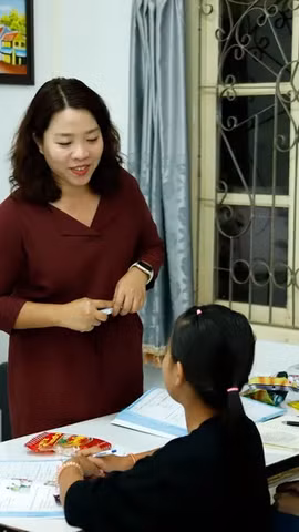 Một lớp dạy tiếng Việt tại Lào. (Ảnh: TTXVN)