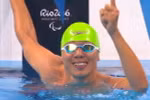 Võ Thanh Tùng xuất sắc giành huy chương bạc Paralympic 2016. (Ảnh chụp màn hình/TT&VH)
