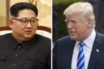 Tổng thống Mỹ Donald Trump (phải) và nhà lãnh đạo Triều Tiên Kim Jong-un. (Nguồn: EPA-EFE/TTXVN)