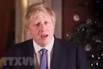 Thủ tướng Anh Boris Johnson phát biểu tại London. (Ảnh: AFP/TTXVN) 