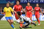 Tuyển nữ Brazil gặp nữ Hàn Quốc tại giải U20 World Cup bóng đá nữ 2018. (Nguồn: AFP)