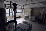 Cảnh vắng vẻ do không có bác sĩ làm việc tại bệnh viện ở Busan (Hàn Quốc). (Ảnh: Yonhap/TTXVN)