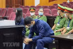 Bị cáo Nguyễn Kim Trung Thái tại Tòa. (Ảnh: Hồng Giang/TTXVN) 
