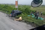 [Video] Khoảnh khắc xe đầu kéo đâm vào chiến sĩ CSGT ở Hà Nam