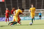 U16 Việt Nam (áo đỏ) đã đánh bại U16 Australia 3-0 ở vòng bảng. (Nguồn: Post Sport)