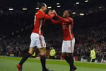 Ibrahimovic và Martial mang chiến thắng về cho Manchester United. (Nguồn: Reuters)