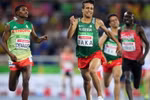 Tốp 4 vận động viên ở nội dung 1.5000 tại Paralympic. (Nguồn: rio2016.com)
