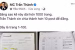 Ồn ào chuyện sao kê tiền từ thiện của Trấn Thành, Thủy Tiên.
