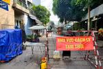 Thành phố Hồ Chí Minh phong tỏa nhiều nơi liên quan đến ca COVID-19 ngụ quận Gò Vấp. (Ảnh: TTXVN) 