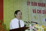 Bộ trưởng Bộ Nội vụ Lê Vĩnh Tân phát biểu khai mạc hội nghị. (Ảnh: Nguyễn Dân/TTXVN)