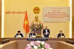 Phó Chủ tịch Quốc hội Uông Chu Lưu phát biểu khai mạc hội nghị. (Nguồn: quochoi.vn)