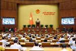 Quang cảnh phiên họp Quốc hội. (Ảnh: Phạm Kiên/TTXVN)