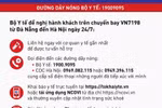 Thông báo khẩn của Bộ Y tế về chuyến bay VN7198 từ Đà Nẵng-Hà Nội