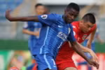 Bình Dương (áo đỏ) đã chơi rất tốt trong trận đấu chiều qua. (Ảnh: AFC)