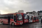 Một số tuyến vận tải xe khách cố định liên tỉnh đã được mở lại trong ngày 13/10. (Ảnh: CTV/Vietnam+)
