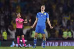 Ukraine trở thành đội bóng cuối cùng vào vòng tứ kết EURO 2020. (Ảnh: AFP/TTXVN)