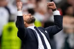 Gareth Southgate ăn mừng sau trận thắng tuyển Đức. (Nguồn: skysports)