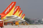 Máy bay của hãng hàng không Vietjet Air. (Ảnh: CTV/Vietnam+)