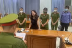 Công bố quyết định khởi tố bị can, lệnh bắt tạm giam bị can Nguyễn Phương Hằng. (Ảnh: Báo Chính phủ)