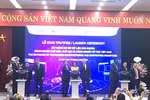 Các đại biểu tại Lễ ra mắt hệ thống cơ sở dữ liệu các ngành công nghiệp chế biến, chế tạo. (Ảnh: Đức Duy/Vietnam+)