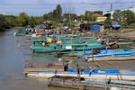 Phương tiện đánh bắt thủy sản ven bờ ở huyện Hòn Đất (Kiên Giang). (Ảnh: Lê Huy Hải/TTXVN) 