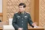 Thiếu tướng Nguyễn Xuân Kiên, Cục trưởng Cục Quân y phát biểu. (Ảnh: Doãn Tấn/TTXVN)