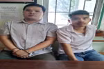 Đối tượng Trần Công Minh (trái) và Võ Gia Quyến. (Ảnh: TTXVN phát)