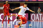 Ngay cả khi chỉ thua Cộng hòa Séc với tỷ số tối thiểu 0-1 ở lượt cuối, tuyển futsal Việt Nam có hiệu số -8, rất cao so với đối thủ khác và sẽ bị loại. (Ảnh: Getty Images) 