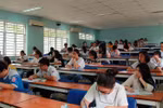 Thí sinh chuẩn bị thi đánh giá năng lực tại Đại học học Quốc gia Thành phố Hồ Chí Minh năm 2019. (Ảnh: Thu Hoài/TTXVN)