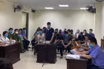 Quang cảnh phiên tòa. (Ảnh: TTXVN)