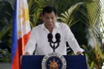 Tổng thống Philippines Rodrigo Duterte tại một sự kiện ở Manila ngày 9/11. (Nguồn: AP/TTXVN)