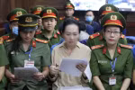 Bị cáo Trương Mỹ Lan tại phiên tòa ngày 4/4. (Ảnh: Thanh Vũ/TTXVN)