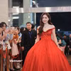 Ban Tổ chức Giải thưởng Cống hiến đánh giá Hòa Minzy là một trong những nghệ sỹ có sức lan tỏa tích cực, cống hiến bền bỉ và luôn nỗ lực làm mới bản thân trước công chúng nhất. (Ảnh: Minh Anh/Vietnam+)