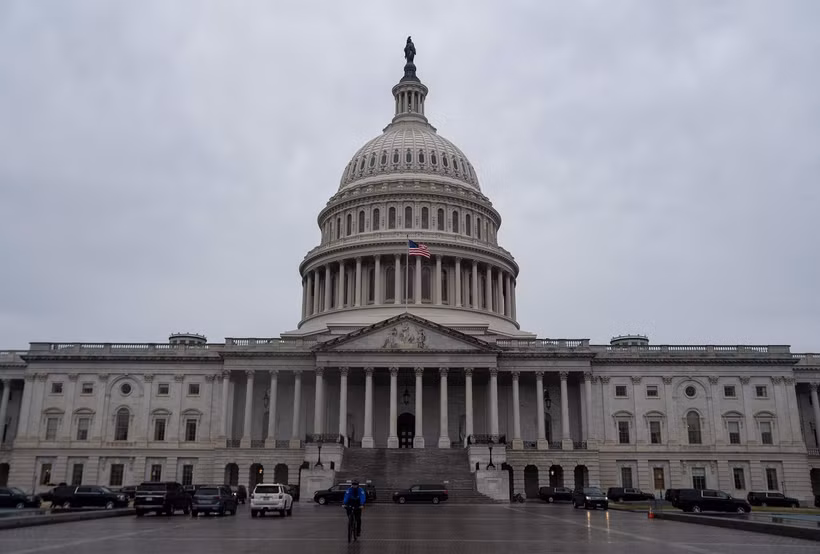 Tòa nhà Quốc hội Mỹ tại Washington, D.C. (Ảnh: THX/TTXVN)