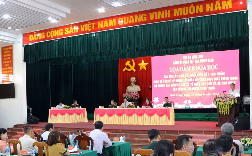 Quang cảnh buổi tọa đàm. (Ảnh: Phạm Minh Tuấn/TTXVN)