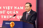 Chủ tịch Quốc hội Trần Thanh Mẫn phát biểu. (Ảnh: Doãn Tấn/TTXVN)