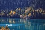 Cảnh đẹp mùa thu tại Almaty, Kazakhstan. (Ảnh: THX/TTXVN)