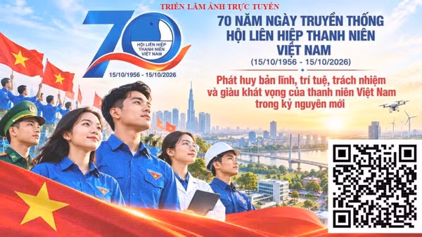 Triển lãm trực tuyến 70 năm Ngày truyền thống Hội Liên hiệp Thanh niên Việt Nam