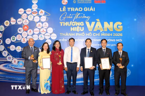 Vinh danh 50 doanh nghiệp, tổ chức Thương hiệu Vàng Thành phố Hồ Chí Minh