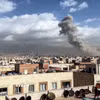 Khói bốc lên sau một vụ không kích tại Tehran, Iran. (Ảnh: ANI/TTXVN phát)