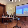 Phiên thảo luận chuyên đề về kinh tế tại Phòng Thương mại và Công nghiệp St. Petersburg. (Ảnh: Trần Hải/TTXVN)