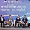Các đại biểu thảo luận tại diễn đàn. (Ảnh: Thế Duyệt/TTXVN)