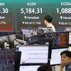 Bảng chỉ số chứng khoán tại Seoul, Hàn Quốc. (Ảnh minh họa. Yonhap/TTXVN)